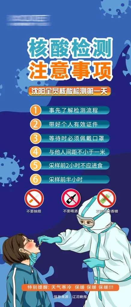核酸检测图片psd模版下载