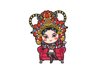 卡通京剧人物图片