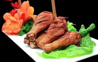 烤鸡腿图片