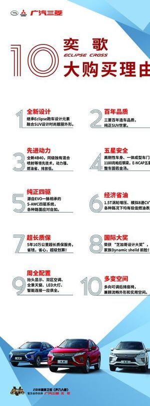 汽车展架 奕歌 十大购买理由图片