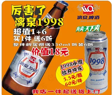 啤酒促销图片
