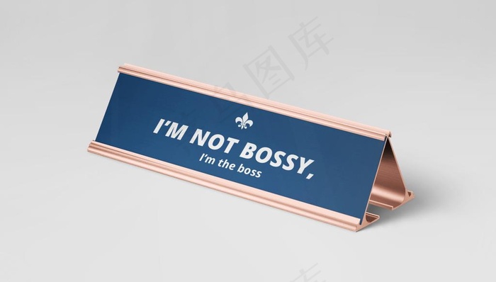 桌卡桌牌样机贴图侧面图片