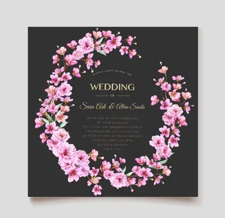 婚礼 结婚 请柬 邀请函图片