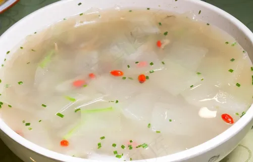 海鲜冬瓜汤图片 海鲜冬瓜汤图片
