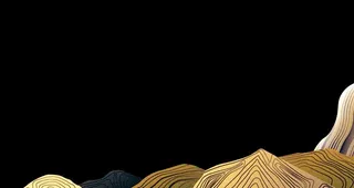 质感金色山图片