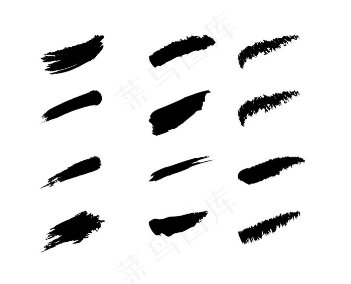 复古笔刷图片