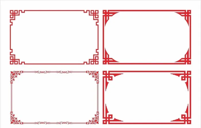 边框图片cdr矢量模版下载
