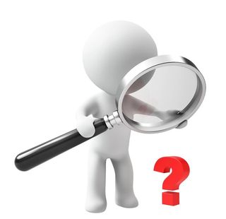 拿着放大镜 透明底3d小人 图片