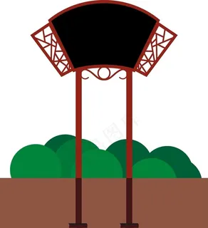 铁艺牌（扇形）图片