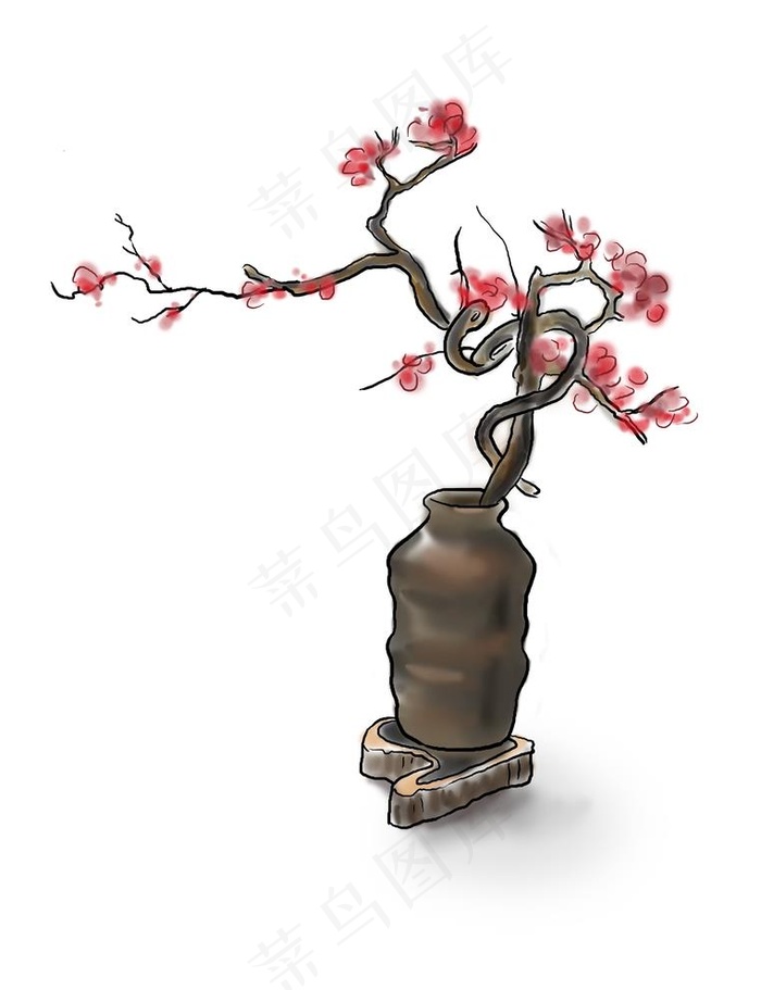 梅花素材 图片psd模版下载