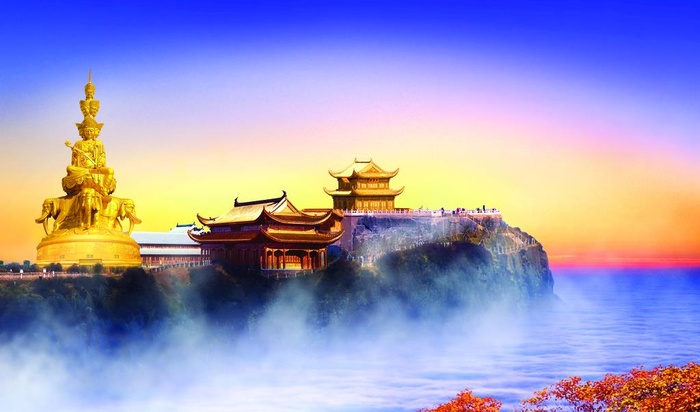 金顶图片