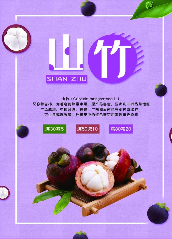 山竹海报图片