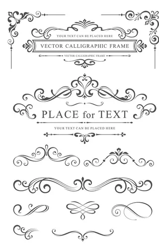 欧式花纹花边图片