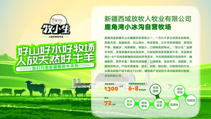 新疆牛羊肉海报图片cdr矢量模版下载