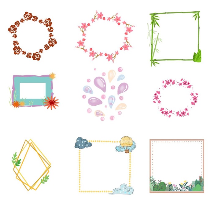 装饰花边素材图片