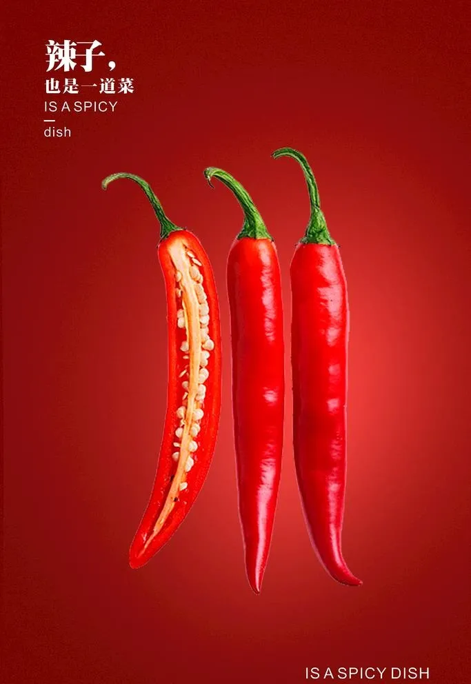 辣椒背景图片(1701x2551)psd模版下载