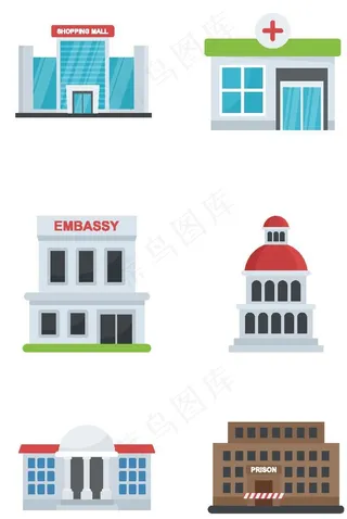 城市建筑图标图片