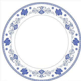 青花陶瓷盘图片