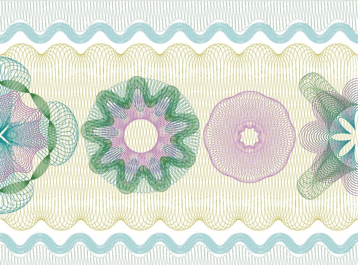 防伪团花花纹图片