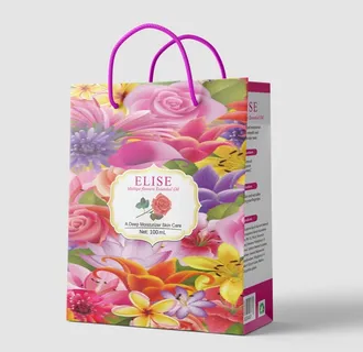 香水手提袋效果图图片