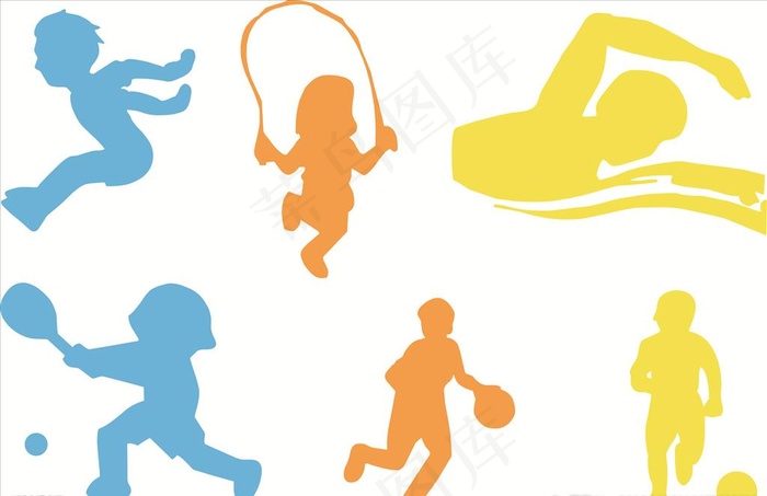 运动小人图片