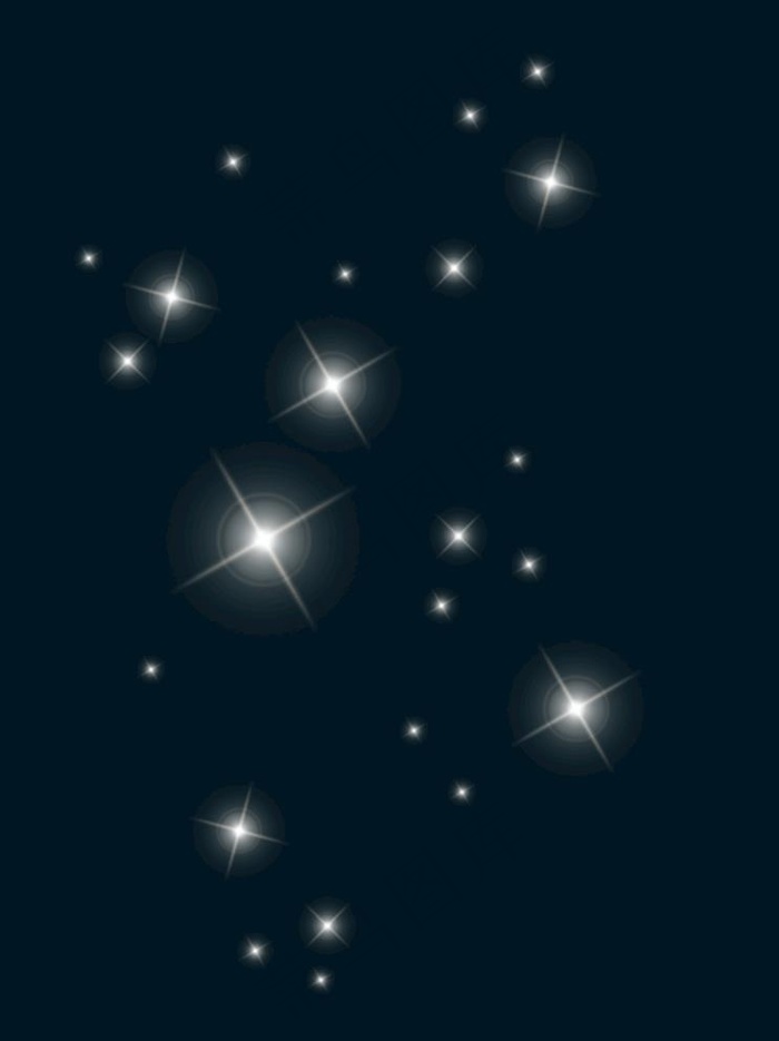 飘浮星星图片