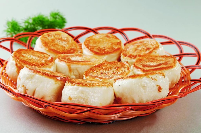 上海生煎菜鸟图库片