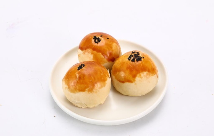 蛋黄酥 点心 糕点 烘焙 素材图片