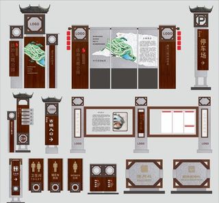 古镇景区导视系统图片
