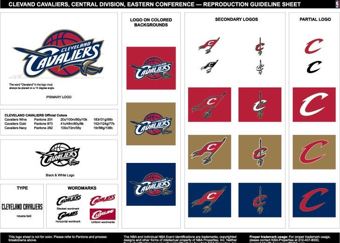 NBA骑士队 队标图片