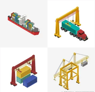 3D物流货运图片