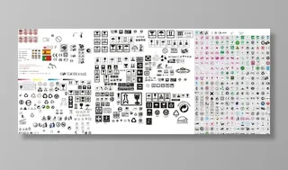 环保回收箱子各种小标大全图片