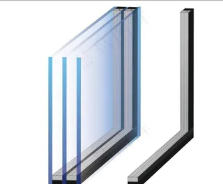 中空玻璃 双层玻璃 透明玻璃图片