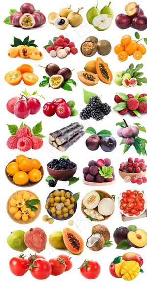 各种各样水果免抠图汇总图片