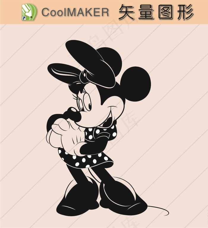米老鼠 卡通素材  矢量动物图片cdr矢量模版下载