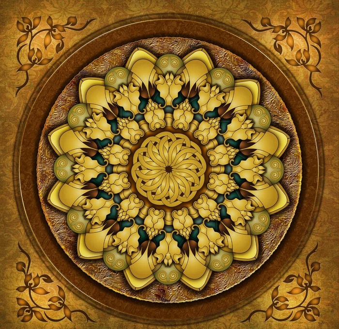 曼陀罗花纹图片(8504x8504)
