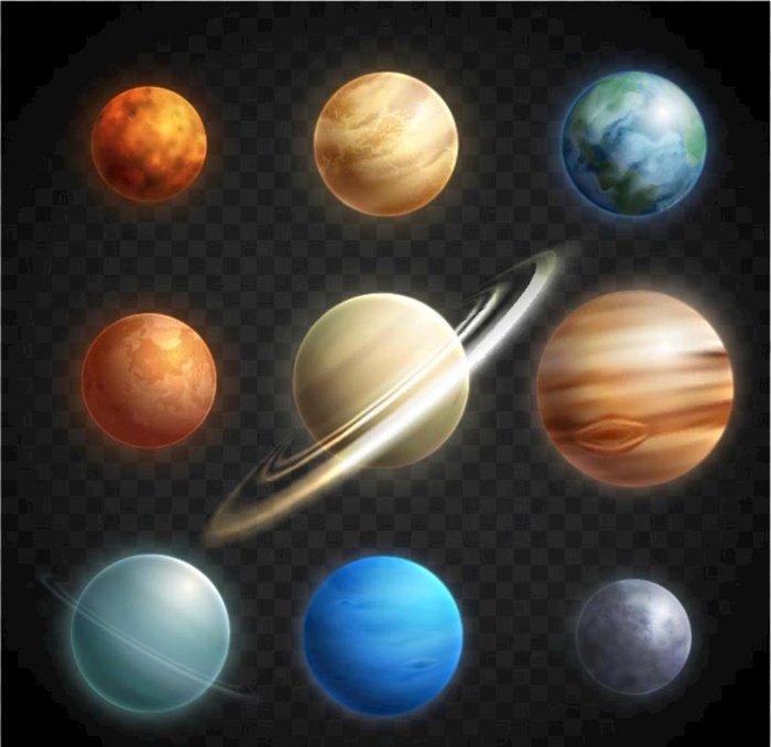 星球图片ai矢量模版下载