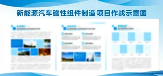 蓝色宣传栏图片