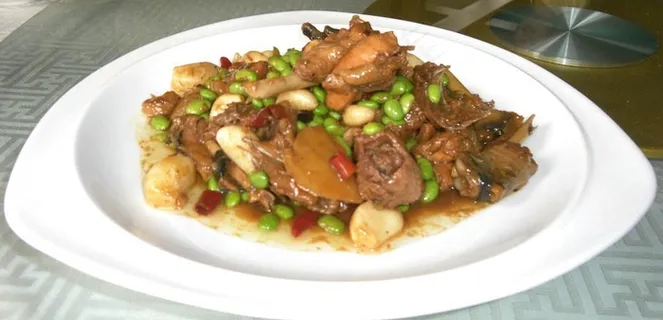 毛豆烧鸡图片