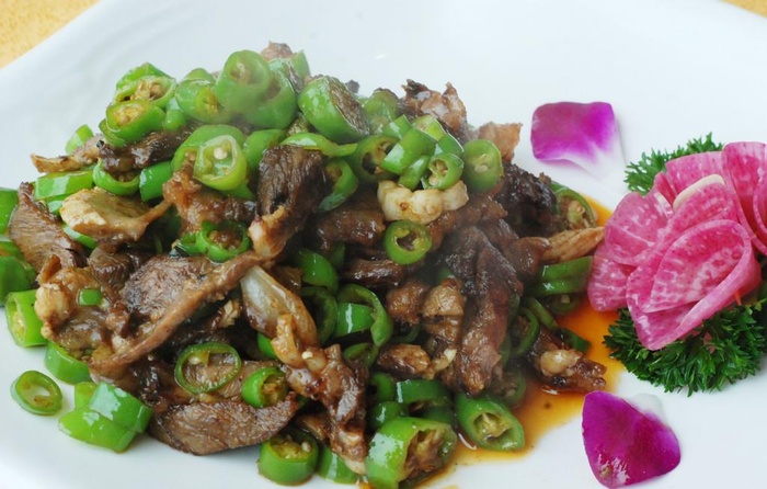 青椒拆骨肉图片