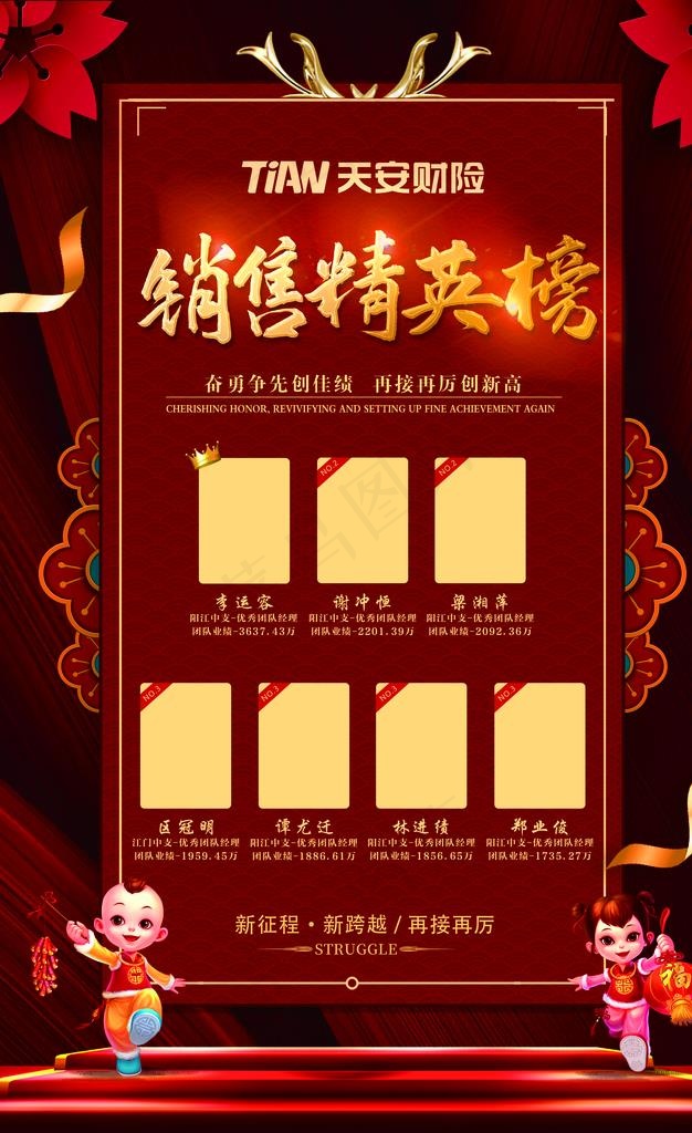 销售精英榜图片(3827X5953(DPI:72))psd模版下载