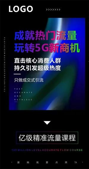 微商 招商 课程海报图片