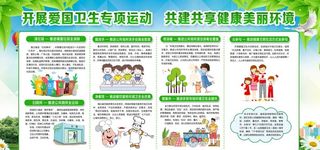 爱国卫生展板图片