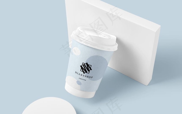 咖啡杯纸杯PSD贴图样机图片