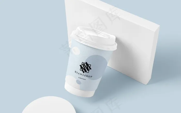 咖啡杯纸杯PSD贴图样机图片psd模版下载