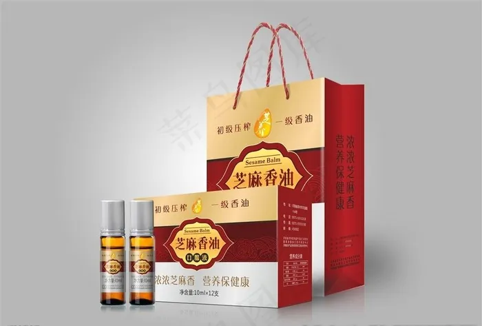 芝麻香油口服液包装设计图片cdr矢量模版下载
