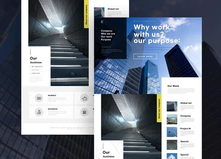 商务网页UI设计图片