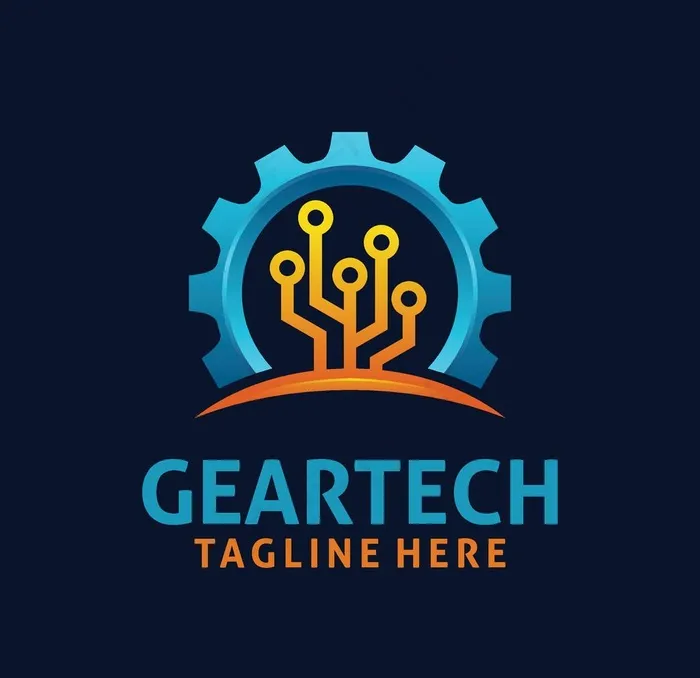 齿轮logo标志图片eps,ai矢量模版下载