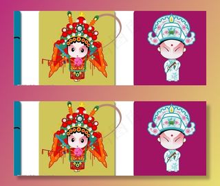 卡通京剧人物图片