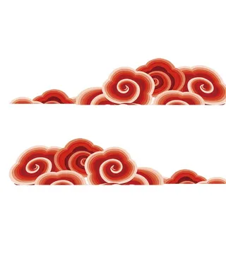 红色祥云图片